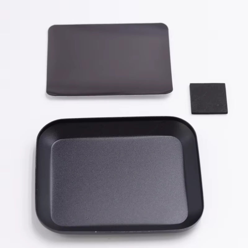 RC Screw Tray with Magnetic Pad Aluminium Alloy Magnet Screws Disk Storage Plate for RC Airplane Car Boat Repair Tool