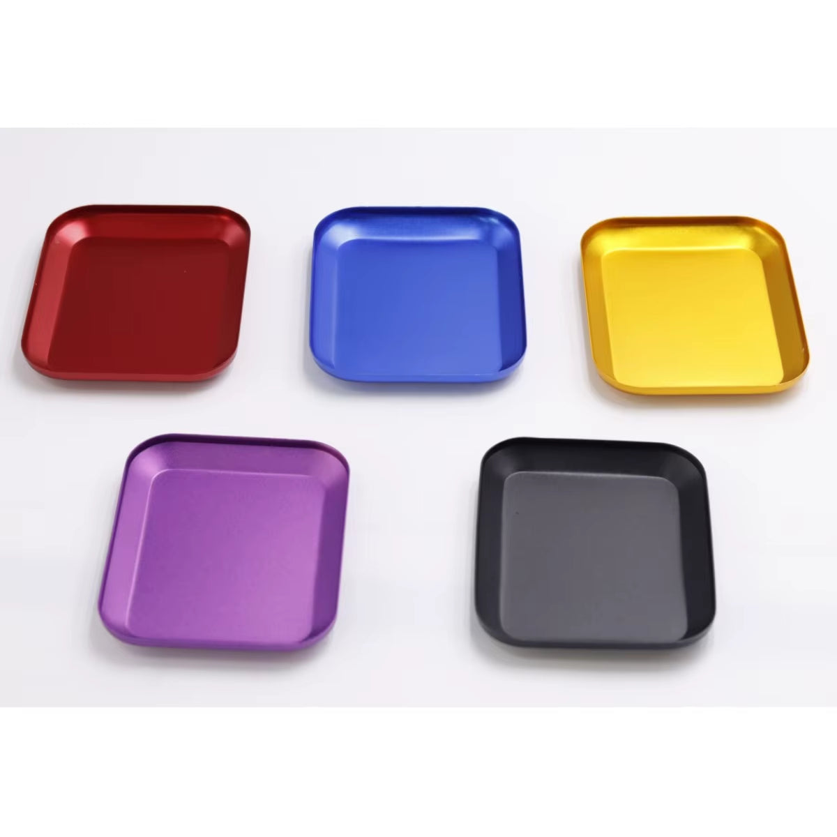RC Screw Tray with Magnetic Pad Aluminium Alloy Magnet Screws Disk Storage Plate for RC Airplane Car Boat Repair Tool